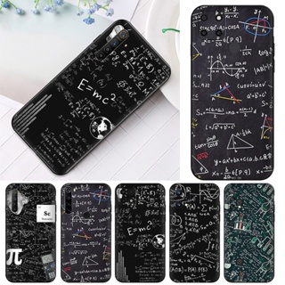 เคสโทรศัพท์มือถือแบบนิ่ม ลายสมการคณิตศาสตร์ สําหรับ Realme C25 C25Y C25S C35 C30 C30S C31 C33