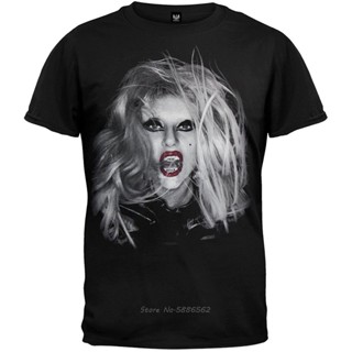 oversize T-shirt เสื้อยืดคอกลม ผ้าฝ้าย พิมพ์ลายทัวร์บอล  Born This Way สําหรับผู้ชาย และผู้หญิง S-5XL