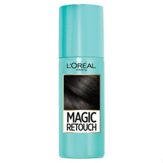 ลอรีอัลเมจิครีทัชสเปรย์ MAGIC สีดำ 75มล.LOREAL RETOUCH BLACK75 ML.