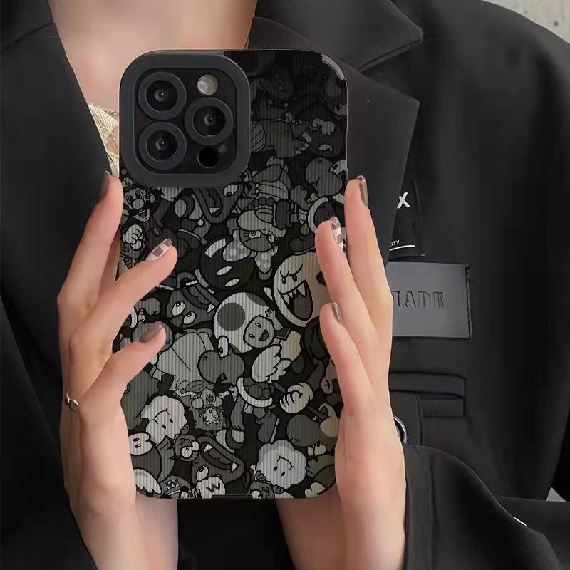 เคสสําหรับ iphone 15/16/17promax 11PROMAX 11 12/13/14 Promax 6/7/8plus Xsmax BV Karby of the Stars เคสโทรศัพท์สีเข้มรวมทุกอย่างกันกระแทกปกอ่อน