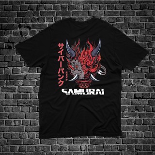 New Baju Cyberpunk 2077 Samurai  Shirt [BAJU/UNISEX TEE 100% COTTON]_12