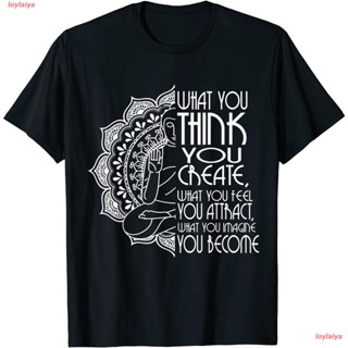 Law Of Attraction Spiritual Buddha Meditation Gifts Men Yoga T-Shirt_04