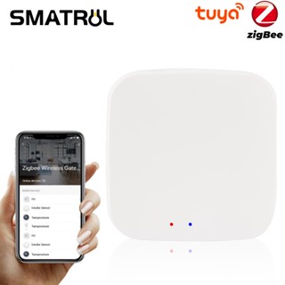 SMATRUL Tuya Zigbee 3.0 wireless gateway/smart home can be used with Smart Life Alexa Google Home Tmall Wizard มินิเกตเวย์ ติดตั้งใช้งานง่าย ใช้ร่วม