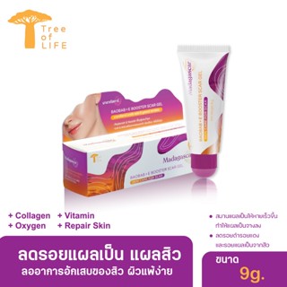 [ราคาพิเศษ] MADAGASCAR BAOBAB + E BOOSTER SCAR GEL 9g. มาดากัสการ์ เบาบับ แผลเป็น เจลแต้มสิว เจลลดรอยสิว ขนาด 9g