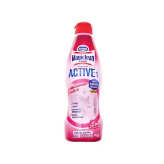 HOMEHAP MAGICLEAN Active น้ำยาล้างห้องน้ำ 750 มล. สีชมพู น้ำยาล้างห้องน้ำ