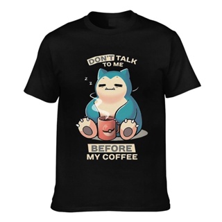 Premium Quality Snorlax Pokemon DonT Talk To Me Father/Dad Cotton Summer T-Shirt_07