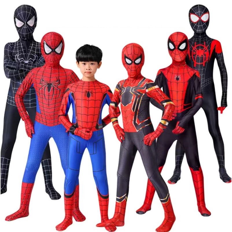 ปี Spider-Man [Uhome]2-12 Old Red Poison Clothes เสื้อผ้าเด็ก Mla8 [Uhome]2-12