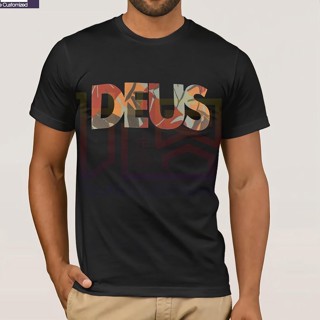 เสื้อยืดคอกลม แขนสั้น ผ้าฝ้าย พิมพ์ลาย Deus Ex Machina สําหรับผู้ชาย 20