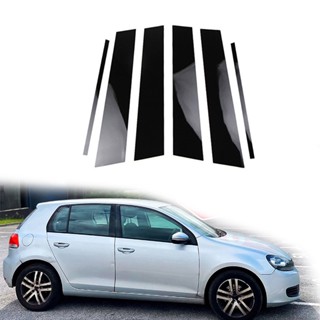 【ขายดี】สติกเกอร์ติดเสาประตูหน้าต่างรถยนต์ สําหรับ W Golf MK6 (5K) 2009-2012