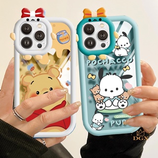 เคสโทรศัพท์มือถือ กันกระแทก ลายการ์ตูนหมีพูห์น่ารัก สําหรับ Samsung A04 A04S A04E A13 A23 A32 A03 A12 A53 A51 A52 A22 A30s A52s A31 A02s A21s A11 A53 A50 A03s DGX