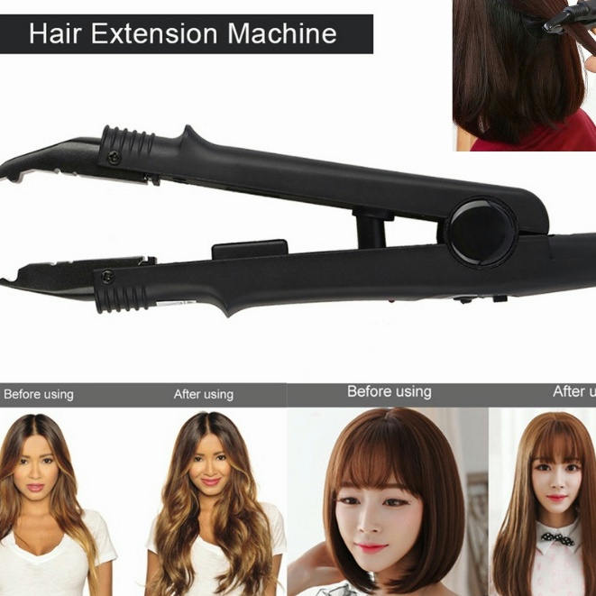 เครื่องต่อผม กาวเคราติน จับช่อผมต่อ พร้อมส่งจากไทย เครื่องต่อผมไฟฟ้า