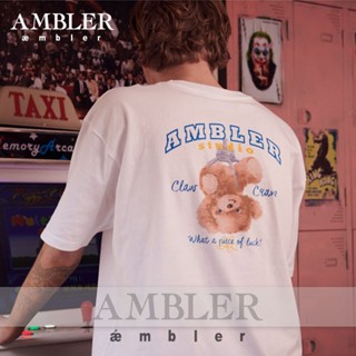 ★AMBLER ★  เสื้อยืดแขนสั้น พิมพ์ลาย CLAW MACHINE GAME TEDDY BEAR AS921_01