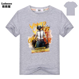 G irls &amp;#39;ตลก pubg เสื้อยืดฤดูร้อนแขนสั้นผู้ชนะไก่อาหารค่ำท็อปส์_01