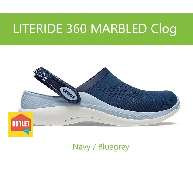 🔹ขายด่ว☀️Crocs LiteRide 360 Marbled Clog  รองเท้าหัวโตแบบลำลอง หิ้วนอก รุ่นใหม่ล่าสุดใส่ได้ทั้งผู้หญิงและผู้ชาย M4-M11