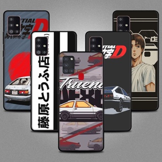 เคสโทรศัพท์มือถือ ลาย Initial D AE86 สีดํา สําหรับ Samsung A03 Core A13 4G A33 5G A53 5G A73 5G A03 164 มม.