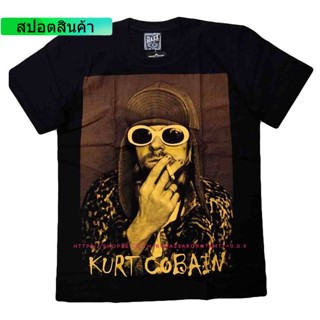 ﹊♘เสื้อวง kurt cobain / นักร้องนำ Nirvana