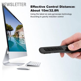 Newsletter 2.4GHZ รีโมทคอนโทรลไร้สาย PowerPoint Presentation Clicker Presenter Pen ตัวรับสัญญาณ USB