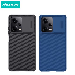 Nillkin เคสโทรศัพท์มือถือ ป้องกันเลนส์กล้อง แบบสไลด์ สําหรับ Xiaomi Redmi Note 12 Pro 5G Note12 Pro+5G POCO X5 Pro 5G CamShield Pro