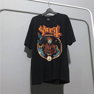 oversize T-shirt เสื้อยืด พิมพ์ลาย Ghost MOUNN ORANGE | เสื้อยืด พิมพ์ลาย Nsa PREMIUM PUNK SKA METAL BAND Bize ขนาดใหญ่