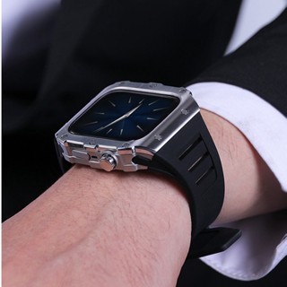 Rm สายนาฬิกาข้อมือสเตนเลส สําหรับ iwatch band 45 มม. 44 มม. 41 มม. 40 มม. สําหรับ iwatch series 8 7 6 SE 5 4 3 2