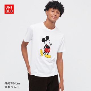 Uniqlo เสื้อยืดแขนสั้น ลายมิกกี้เมาส์ สําหรับผู้ชาย ผู้หญิง (UT) 445600