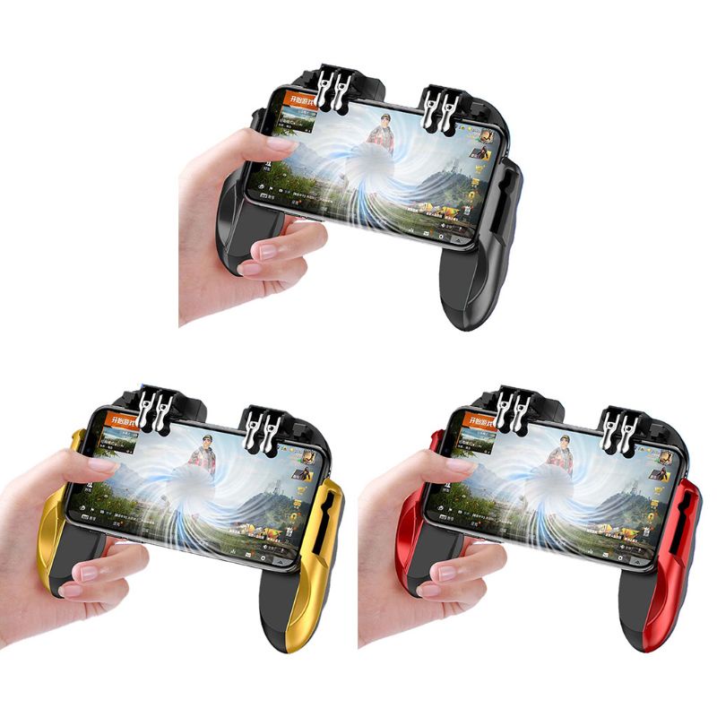 Kiss 4 Falcon Mobile Controller 6 Fingers Operation Gamepad อุปกรณ์เสริม