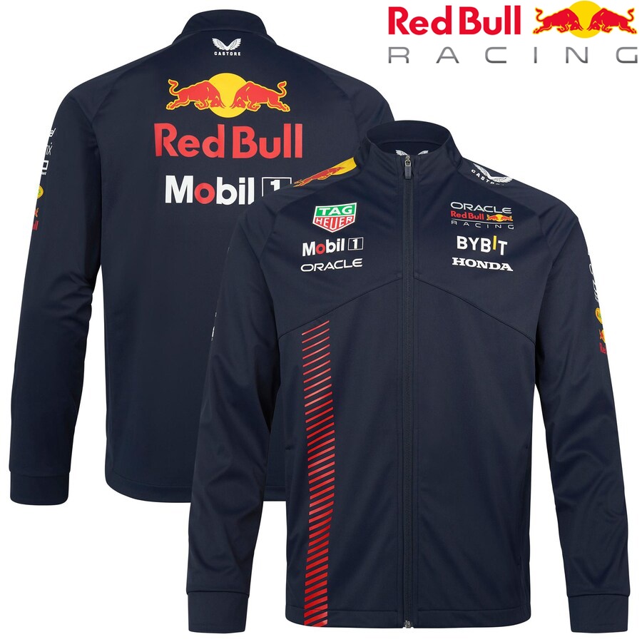 2024 ใหม่ล่าสุด F1 ชุดแข่ง + Red Bull Team F1 Softshell Jacket + ฤดูใบไม้ผลิผู้ชายและผู้หญิงเสื้อแขน