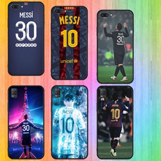 เคสโทรศัพท์มือถือแบบนิ่ม ลาย Messi D สีดํา สําหรับ OPPO A73 4G A91 F15 A92 A72 A52 A93 A94 4G A94 5G A95 5G A96 5G A76 4G