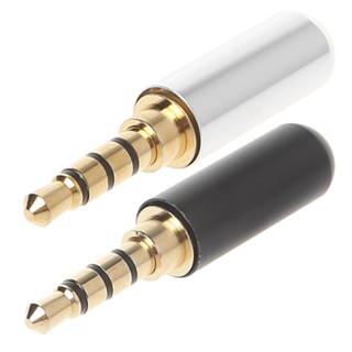 Capa อะแดปเตอร์แจ็คหูฟังสเตอริโอ ทองแดงบริสุทธิ์ 3 5 มม. 4 ขั้ว ตัวผู้