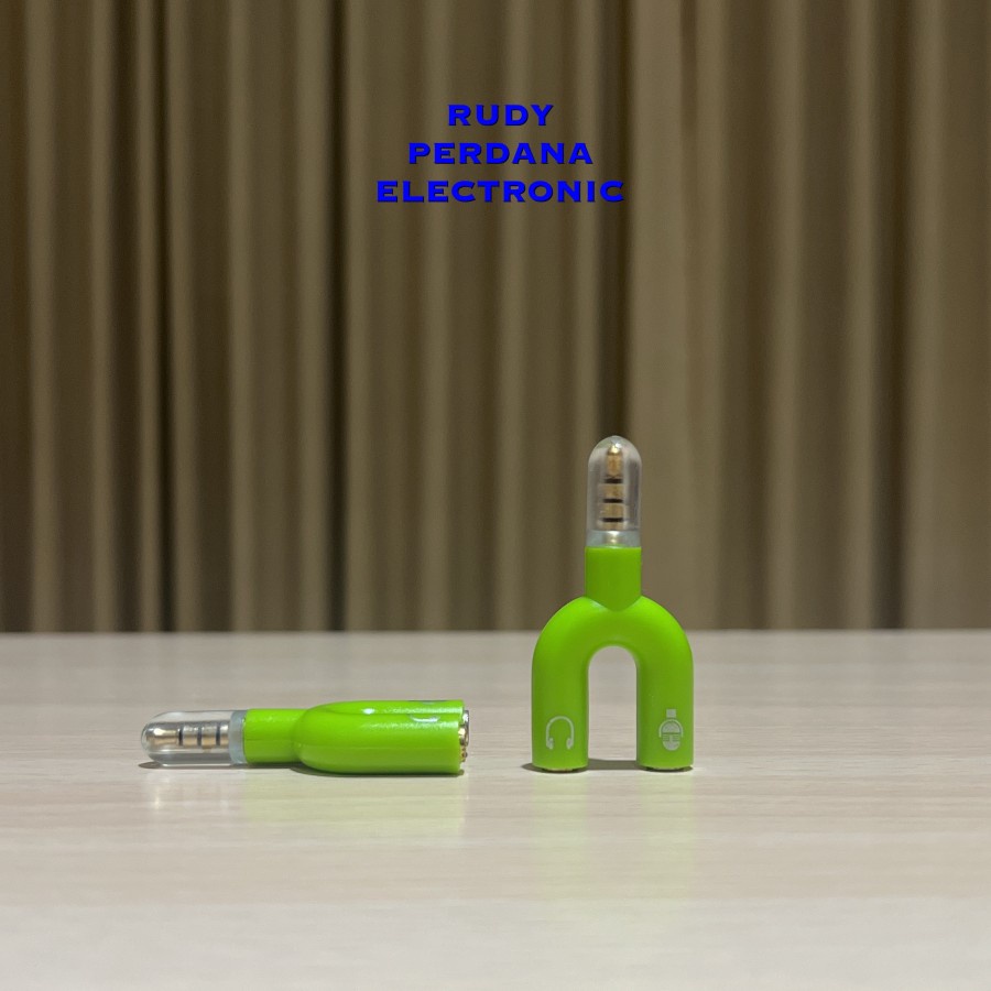 Splitter SPLITER UY AUDIO AUX HEADSET MIC MICROPHONE JACK MINI 3.5MM