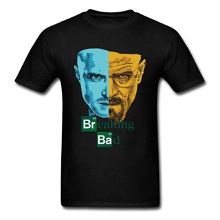 oversize T-shirt เสื้อยืด ผ้าฝ้าย พิมพ์ลาย Breaking Bad สีขาว แฟชั่นฤดูร้อน สไตล์สตรีท สําหรับผู้ชาย S-5XL