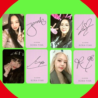 โฟโต้การ์ด อัลบั้ม VINYL Blackpink Pink LISA JISOO Kim JISOO สีเทา