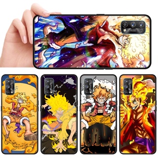 เคสโทรศัพท์มือถือ ลายการ์ตูนลูฟี่ One Piece สีดํา สําหรับ OPPO F11 A9 2019 F11 Pro F17 F17 Pro F19 A74 4G A74 5G