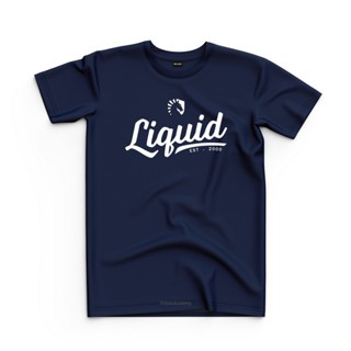 เสื้อวันพีช เสื้อโอเวอร์ไซ เสื้อยืดผู้ชายทีม Liquid Script Dota 2 / CSGO ใหม่ A1 zN8 เสื้อตราหานคู่_04