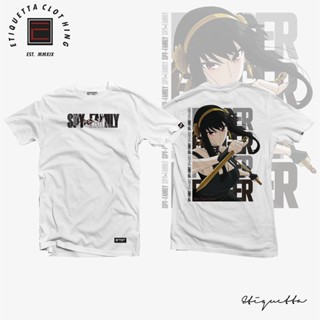 Spy x Family - Yor Forger ฤดูร้อนแขนสั้นเสื้อยืดการ์ตูนญี่ปุ่นอะนิเมะหลวมป่าคู่รักชายและหญิงสามารถสวมใส่ได้ ขนาด: S-4XL