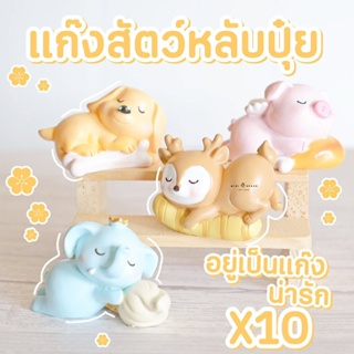 MS504 แก๊งค์สัตว์นอนหลับ ตุ๊กตาจิ๋ว โมเดลจิ๋ว ฟิกเกอร์จิ๋ว แต่งสวน * ถ่ายจากสินค้าจริง-จากไทย-ชุดสุดคุ้ม