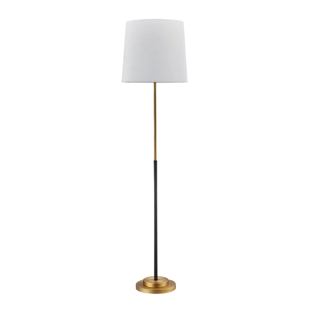 โคมไฟตั้งพื้น (E27x1) LUZINO รุ่น YF3745 ขนาด 40 x 40 x 164 ซม. สีครีม - ทอง