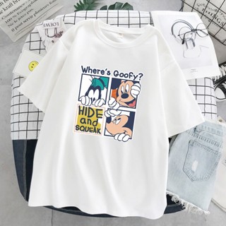 Disney cartoon Mickey Tshirt Tops Summer casual oversized Women_03