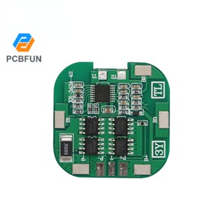 [ใหม่] PCBFUN บอร์ดชาร์จแบตเตอรี่ Li-ion BMS 4s 8A 14.8V 16.8V 18650