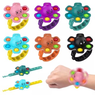 pupumpeiหมึกเปลี่ยนหน้า ของเล่นเด็ก Pop lt Fidget Spinner แบบคละสี ราคาถูก สินค้ามีคุณภาพ พร้อมส่ง