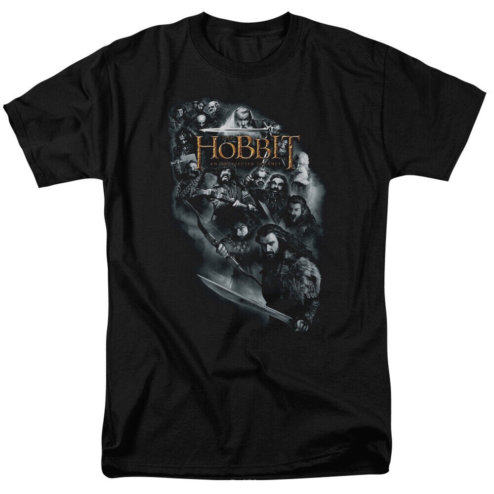 เสื้อยืด พิมพ์ลายกราฟฟิค The Hobbit Trilogy Cast Of Characters แบบตลก_09