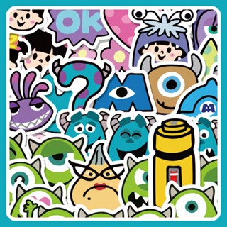 【40 ชิ้น】Monsters Inc Stickers สติกเกอร์ ลายการ์ตูนมอนสเตอร์ มหาวิทยาลัยมอนสเตอร์ กันน้ํา สําหรับเด็ก