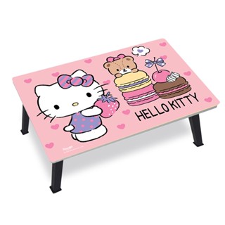 โต๊ะญี่ปุ่นพับได้ 40x60 ซม. ลายการ์ตูน Hello Kitty แถมฟรี! 🎉ลูกบอลชายหาด