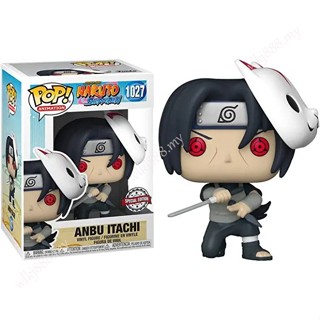 Funko Pop! 《Naruto》Itachi Uchiha ANBU โมเดลตุ๊กตาฟิกเกอร์ ของเล่นสําหรับเด็ก