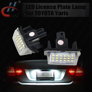 ขายดี โคมไฟ LED ติดป้ายทะเบียนรถยนต์ สําหรับ Toyota Yalix 2 ชิ้น