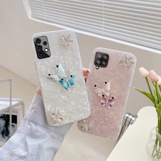 เคสโทรศัพท์ลายผีเสื้อ Samsung M23 A72 A52s A52 A42 A22 5G A12