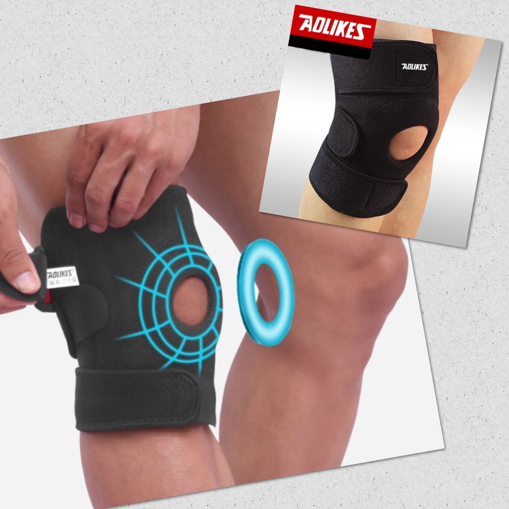 ⚡ สายรัดเข่า ที่รัดหัวเข่า สนับเข่า กีฬา พยุงหัวเข่า Full support ปรับขนาดได้ ผ้าพันเข่า knee suppor