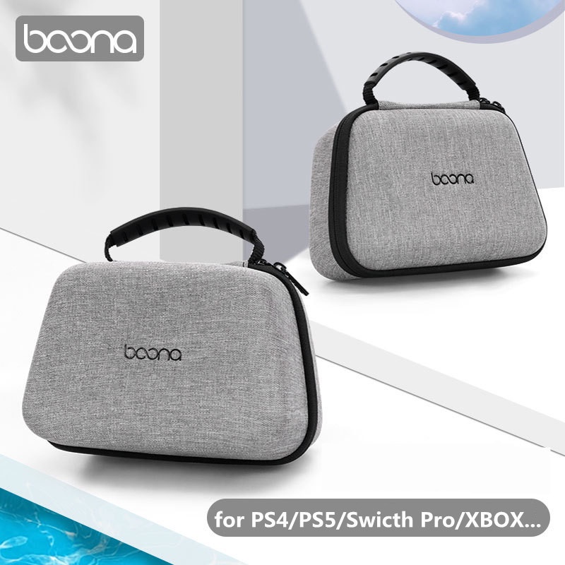 baona กระเป๋าถือ EVA แบบแข็ง กันน้ํา กันกระแทก สําหรับ XBOX Ps5 PS4 Switch Pro Gamepad