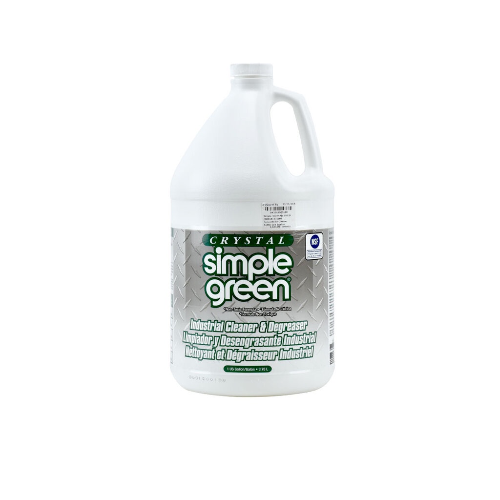 SIMPLE GREEN No.19128 (00018) CRYSTAL Industrial Concentrate 1 gallon น้ำยาทำความสะอาดและขจัดคราบไขมันสำหรับอุตสาหกรรม