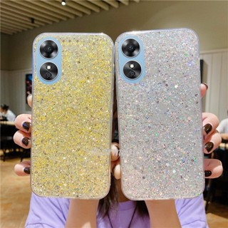 พร้อมส่ง ใหม่ เคสโทรศัพท์ซิลิโคน TPU แบบนิ่ม บางพิเศษ กันกระแทก ลายกากเพชร สําหรับ OPPO A78 Reno8 T Reno 8T 5G 4G 2023